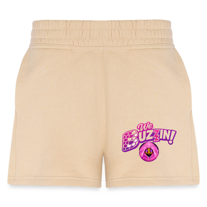 We Buzzin Women's Jogger Short - nude
