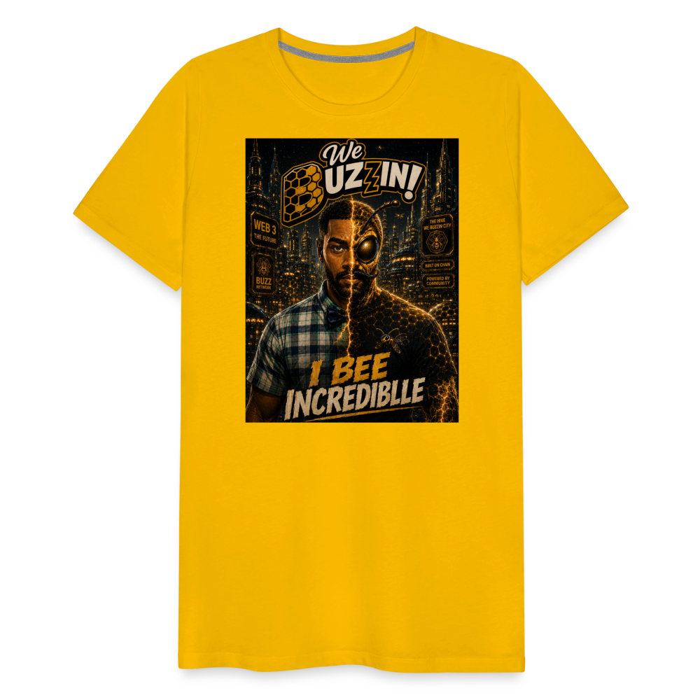 We Buzzin Men's Premium T-Shirt - sun yellow