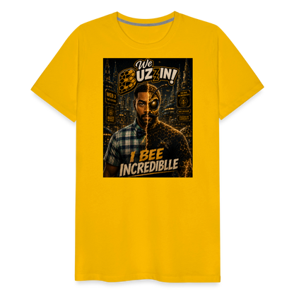 We Buzzin Men's Premium T-Shirt - sun yellow