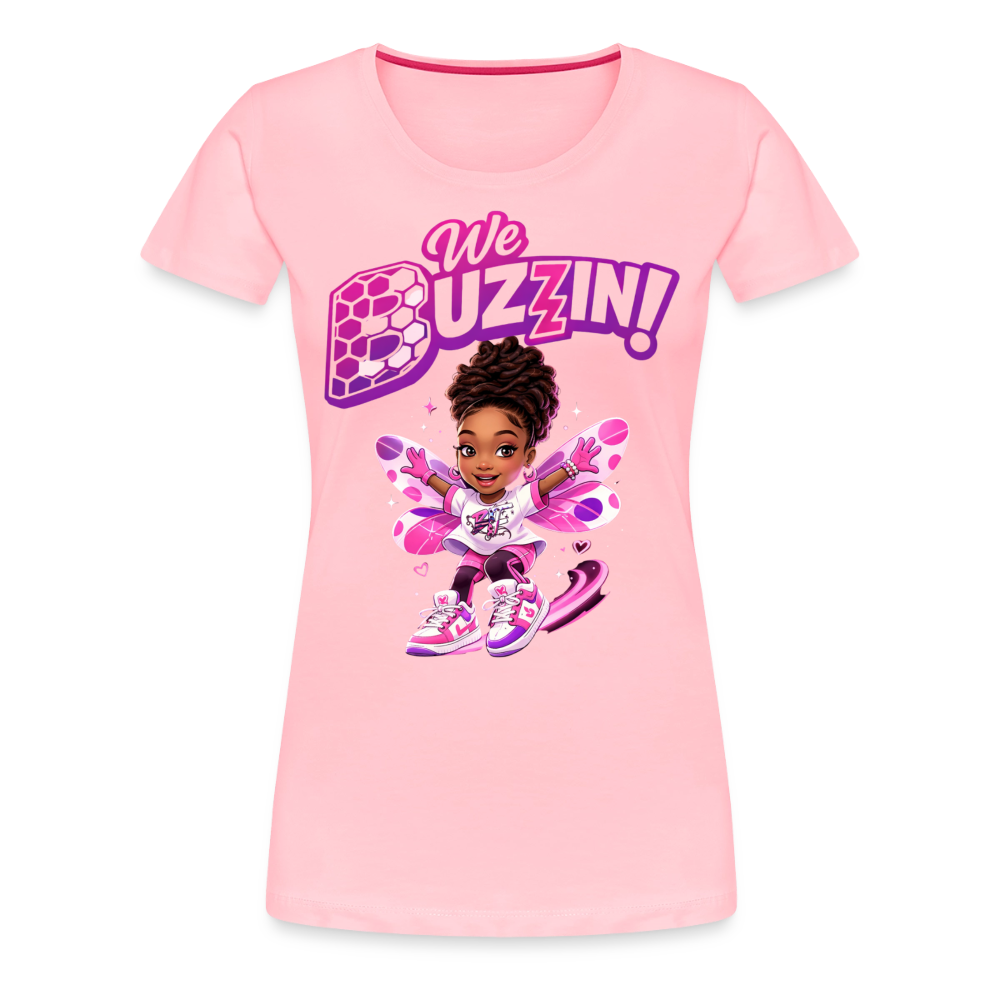 We Buzzin Women’s Premium T-Shirt - pink