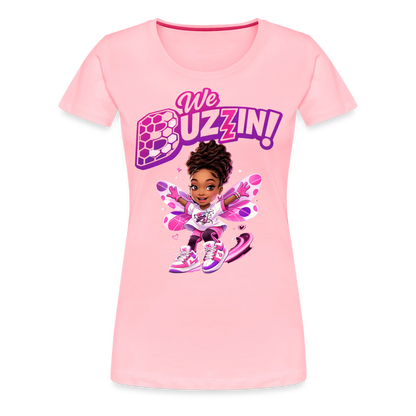 We Buzzin Women’s Premium T-Shirt - pink
