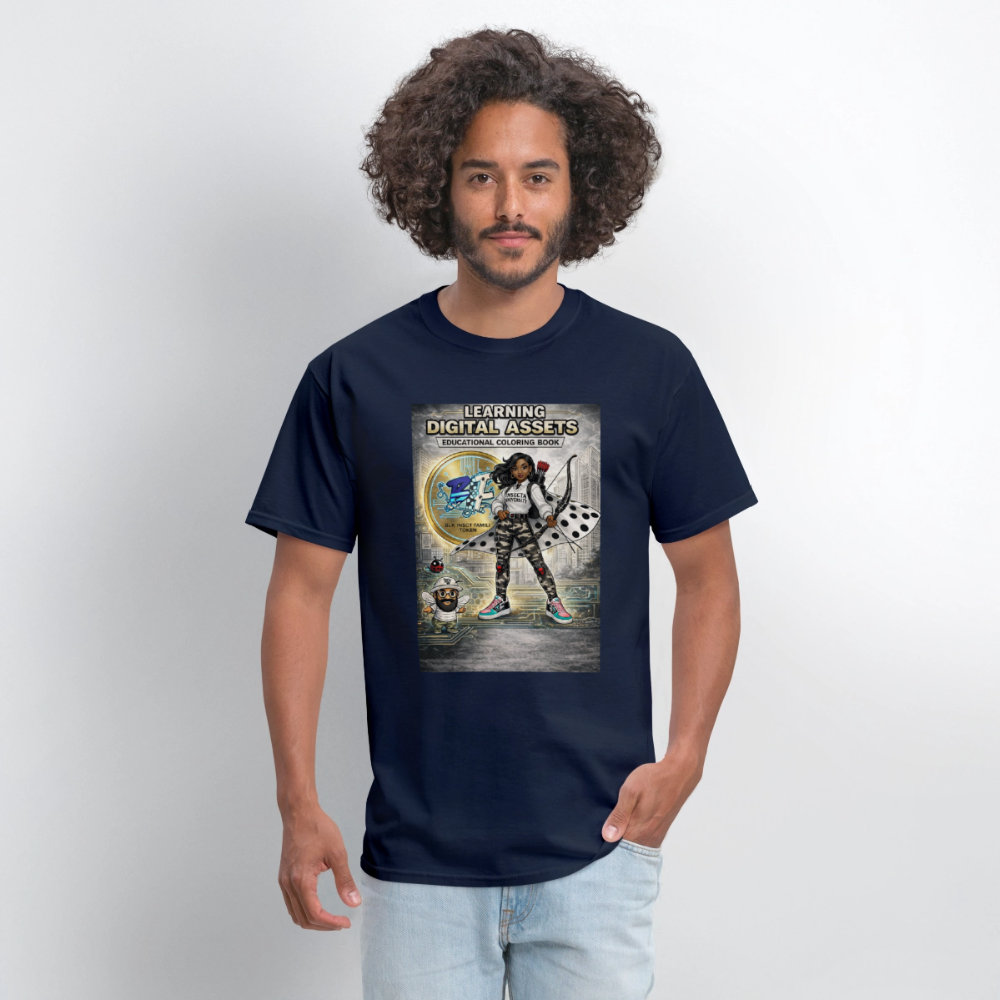 Learning Digital Assets  T-Shirt | GILDAN 5000 - navy