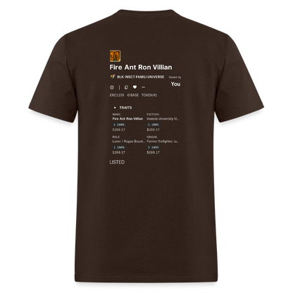 BLK Insct Famili NFT Men's T-Shirt | GILDAN 5000 - brown