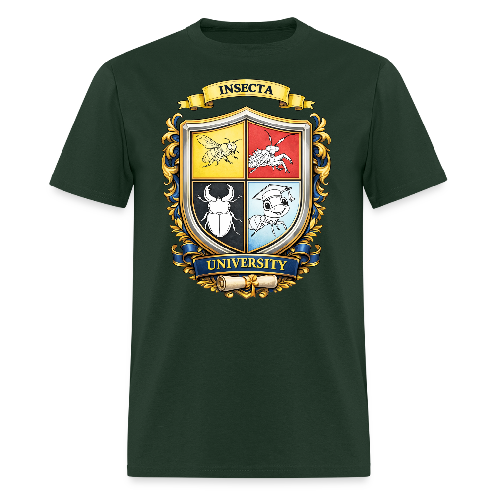 Insecta University Men's T-Shirt | GILDAN 5000 - forest green