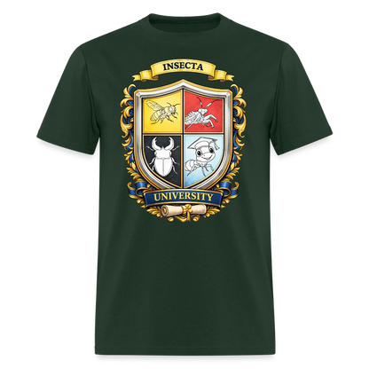 Insecta University Men's T-Shirt | GILDAN 5000 - forest green