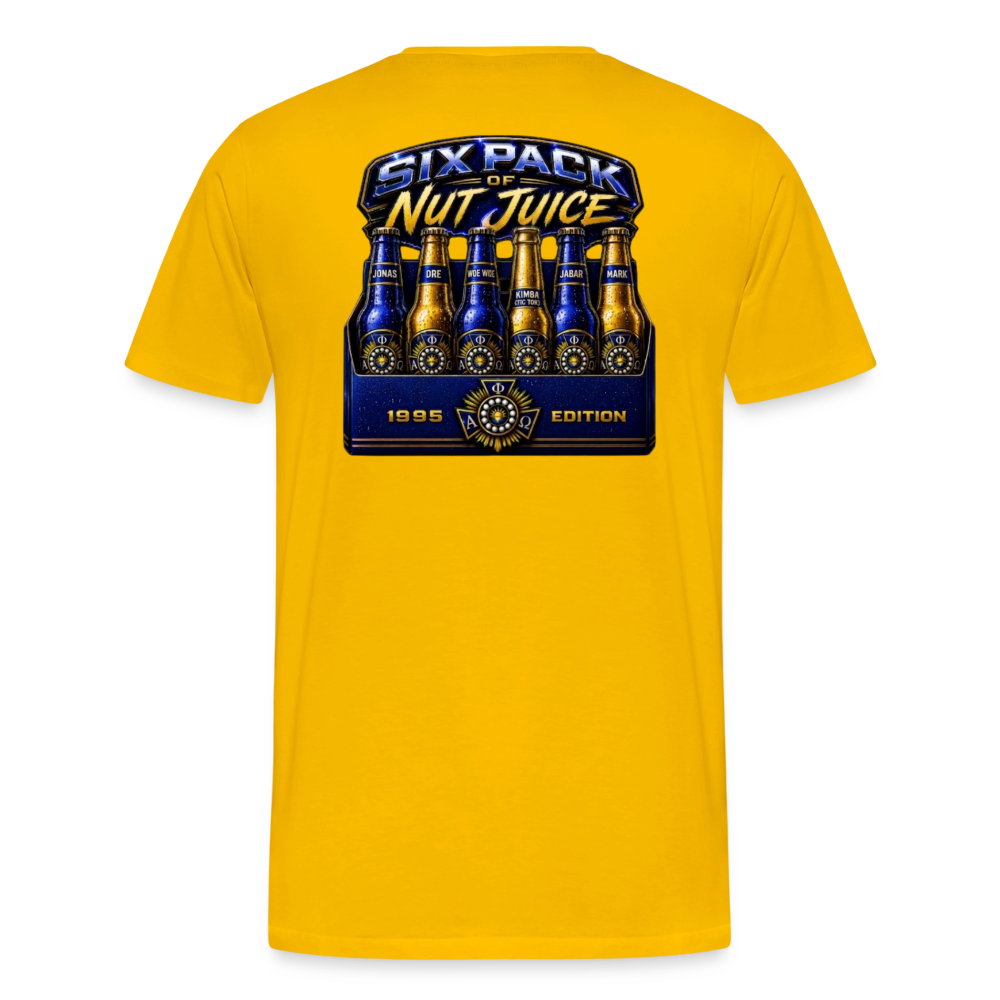 NU IOta /Sixpack Men's Premium T-Shirt - sun yellow