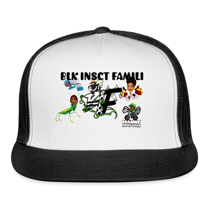 BLK Insct Famili Trucker Hat - white/black