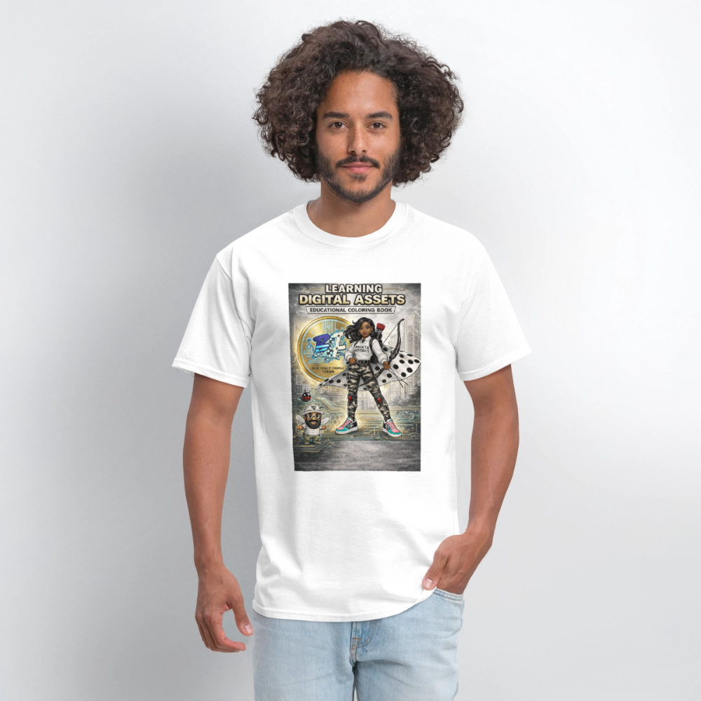 Learning Digital Assets  T-Shirt | GILDAN 5000 - white