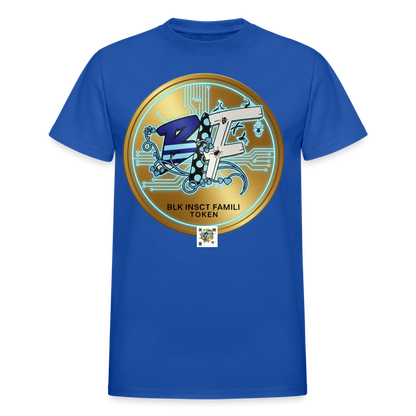 BLK Insct Famili Token Cotton Adult T-Shirt - royal blue