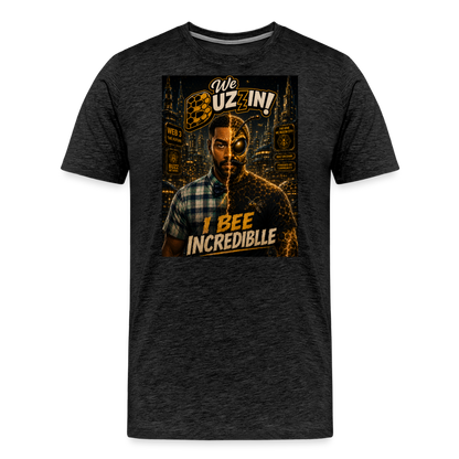 We Buzzin Men's Premium T-Shirt - charcoal grey