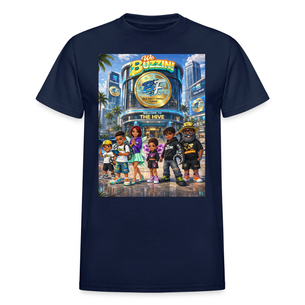 We Buzzin Ultra Cotton Adult T-Shirt - navy