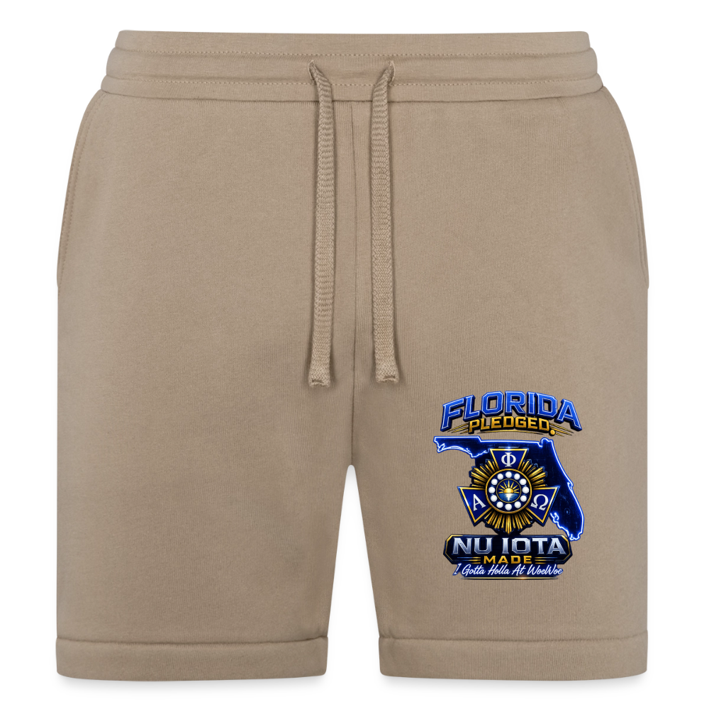 I Gotta Holla at Woe Woe Bella + Canvas Unisex Short - tan
