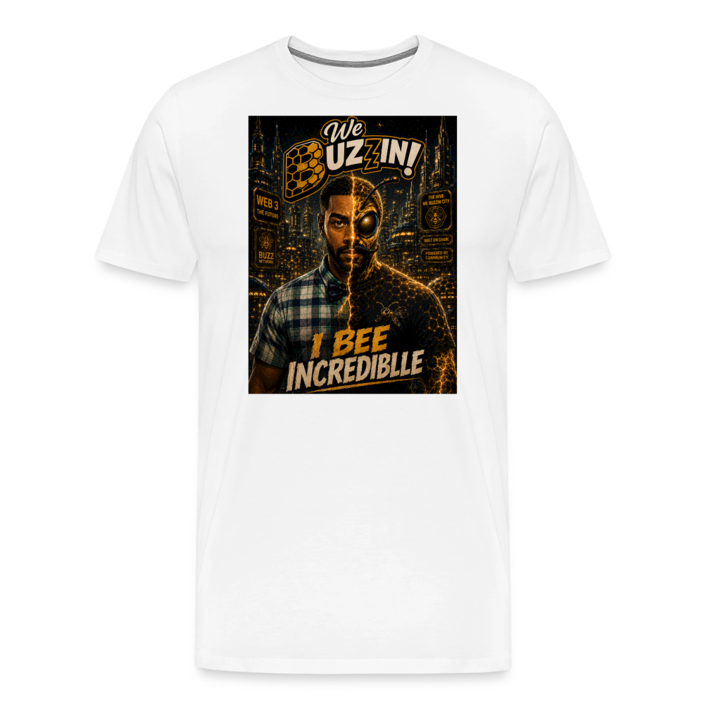 We Buzzin Men's Premium T-Shirt - white