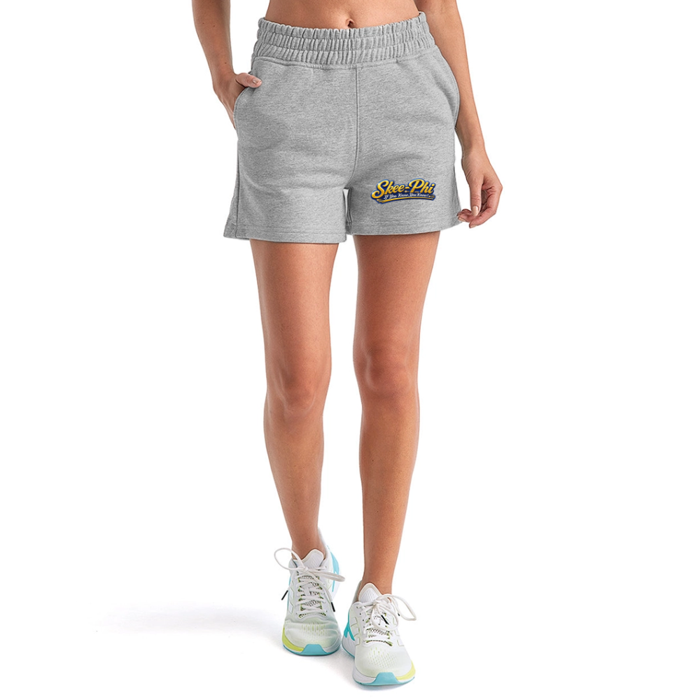 Skee Phi Women's Jogger Short - heather gray