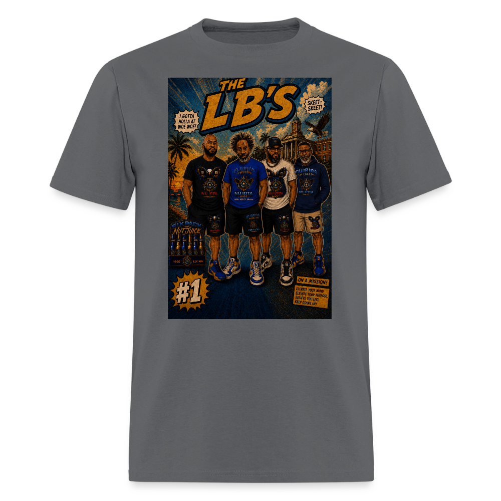 The LB'S Men's T-Shirt | GILDAN 5000 - charcoal
