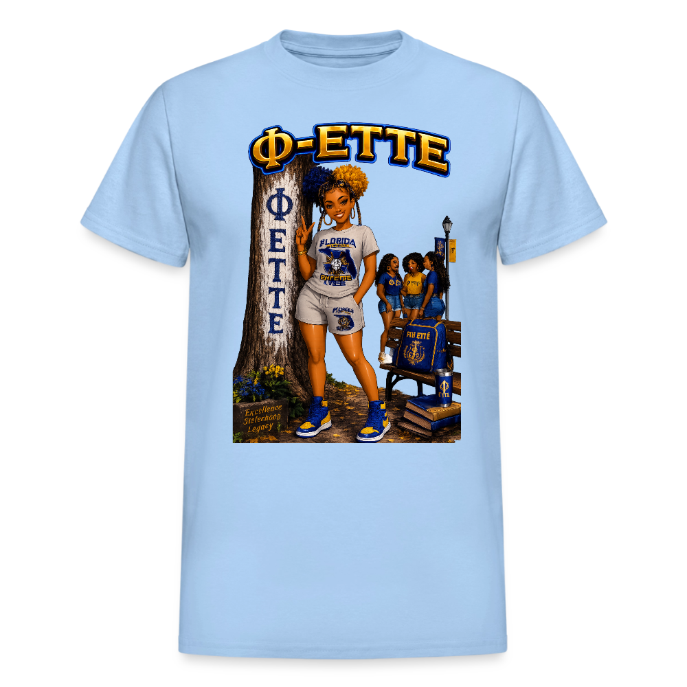 phi ETTE 3 Ultra Cotton Adult T-Shirt - light blue