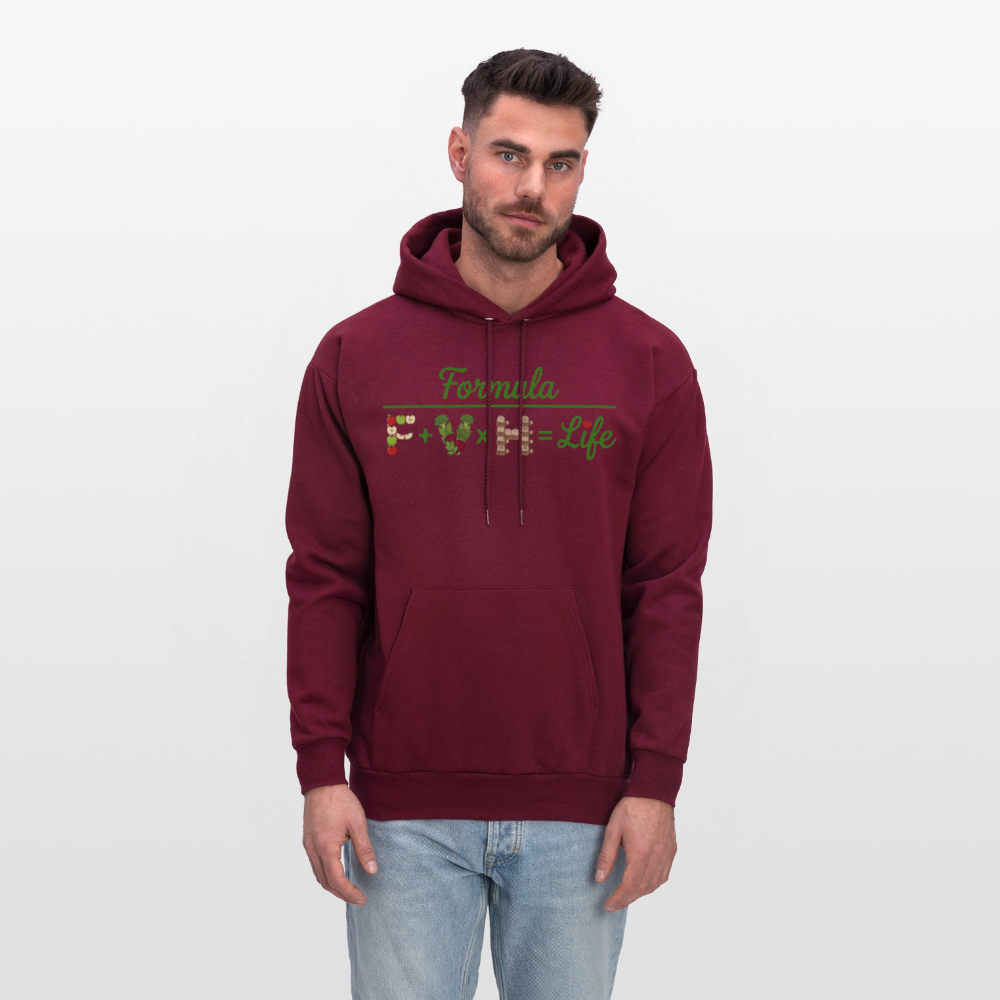 Formula logo 2 Men's Hoodie - burgundy