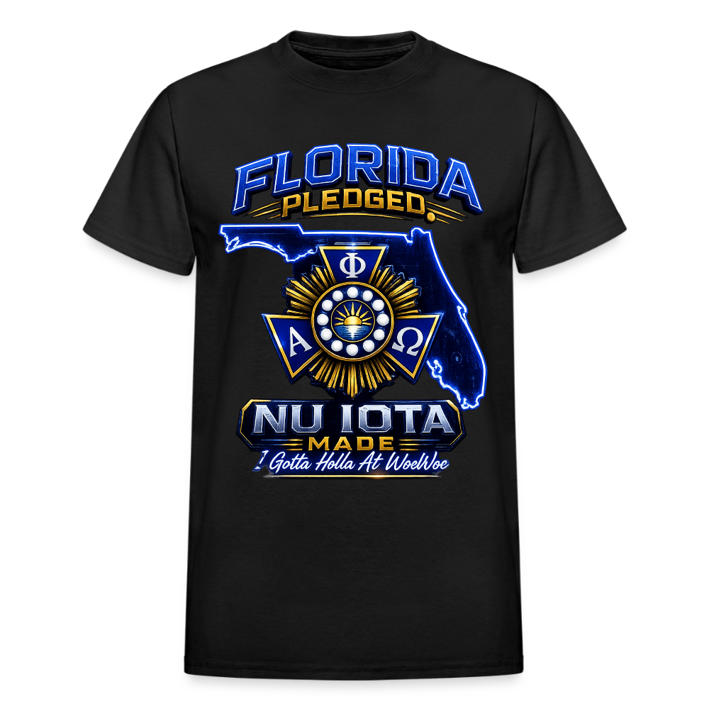 Nu IOta/ Woe Woe Gildan Ultra Cotton Adult T-Shirt - black