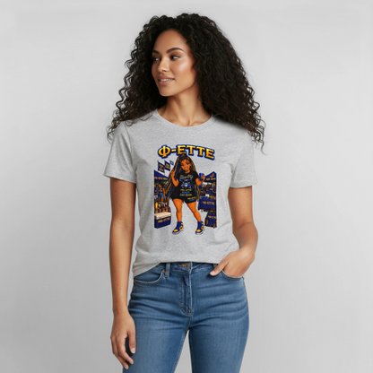 Phi ETTE 2 Ultra Cotton Adult T-Shirt - heather gray