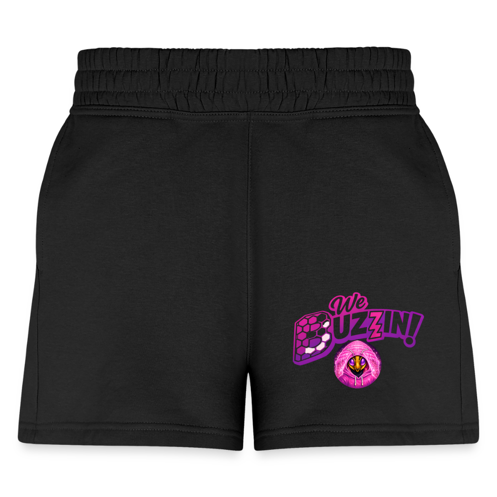 We Buzzin Women's Jogger Short - black