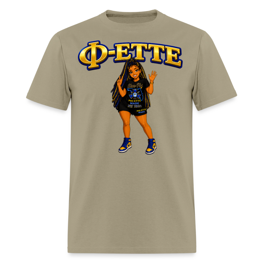 Phi Ette T-Shirt | GILDAN 5000 - khaki