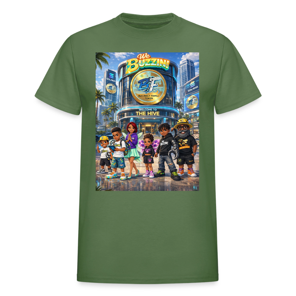 We Buzzin Ultra Cotton Adult T-Shirt - military green