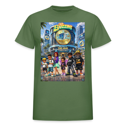 We Buzzin Ultra Cotton Adult T-Shirt - military green