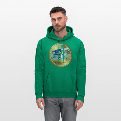 BLK Insct FAMILI Token Men's Hoodie - kelly green