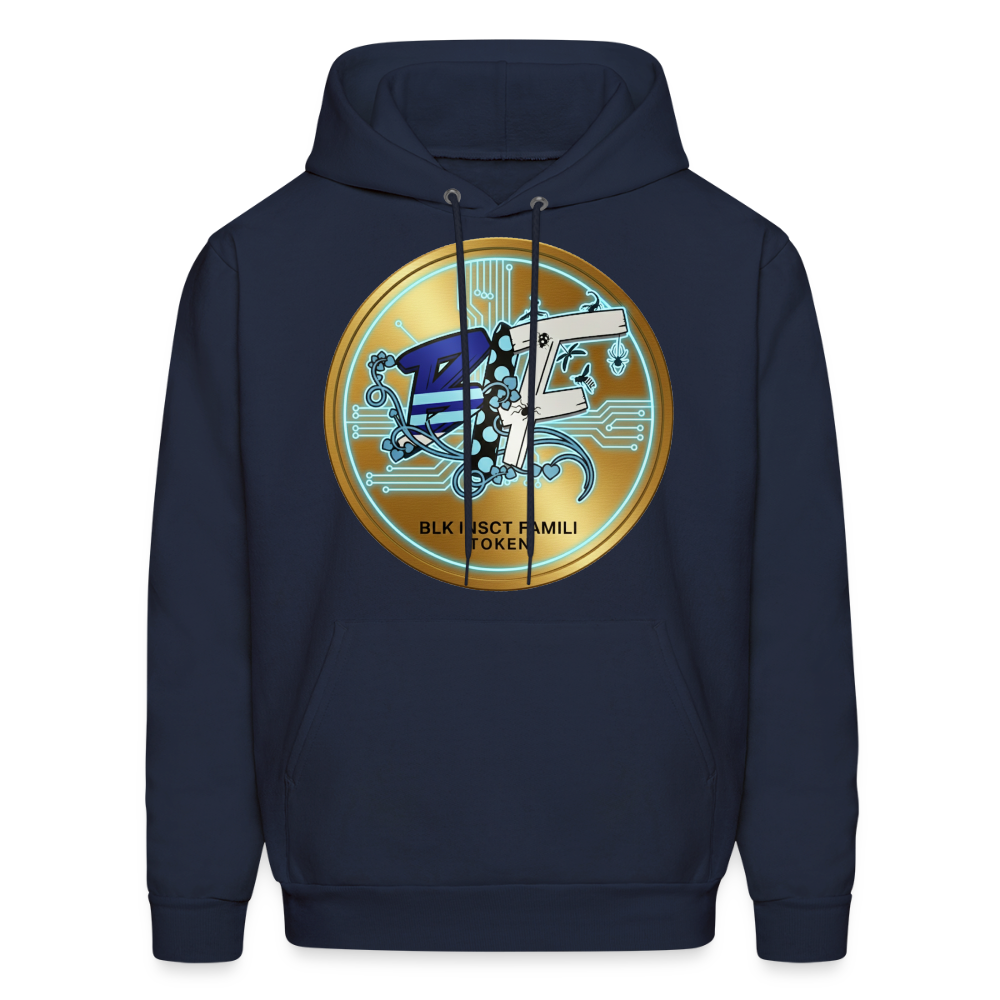 BLK Insct FAMILI Token Men's Hoodie - navy