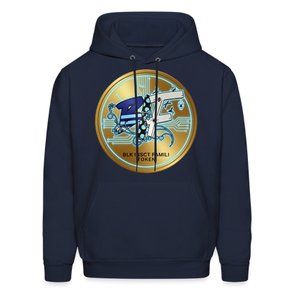 BLK Insct FAMILI Token Men's Hoodie - navy