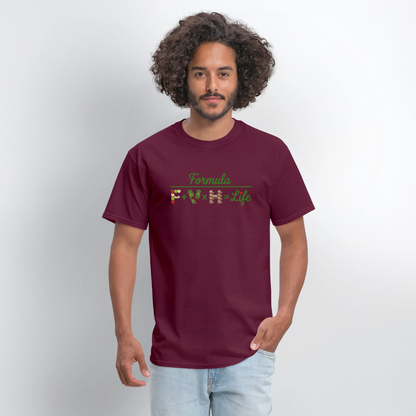 Formula Men's T-Shirt | GILDAN 5000 - burgundy