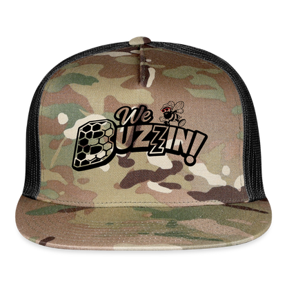 We Buzzin Trucker Hat - MultiCam\black
