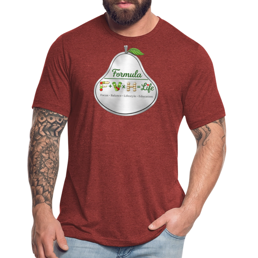 Formula Unisex Tri-Blend T-Shirt - heather cranberry