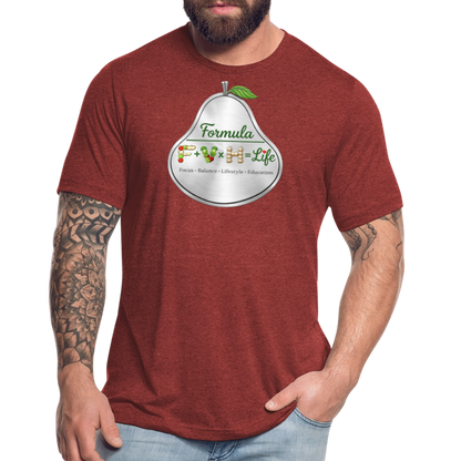 Formula Unisex Tri-Blend T-Shirt - heather cranberry