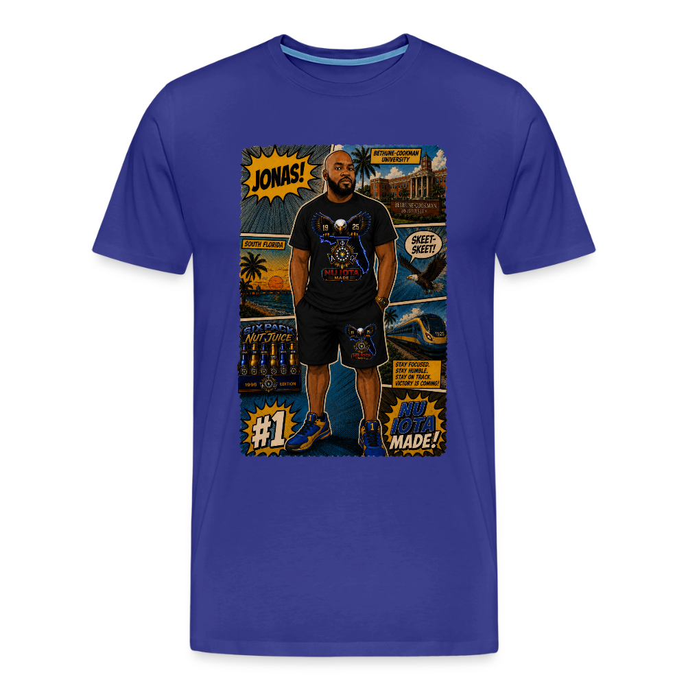 Comic Jonas T-Shirt | GILDAN 5000 - royal blue