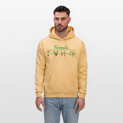 Formula logo 2 Men's Hoodie - light gold 