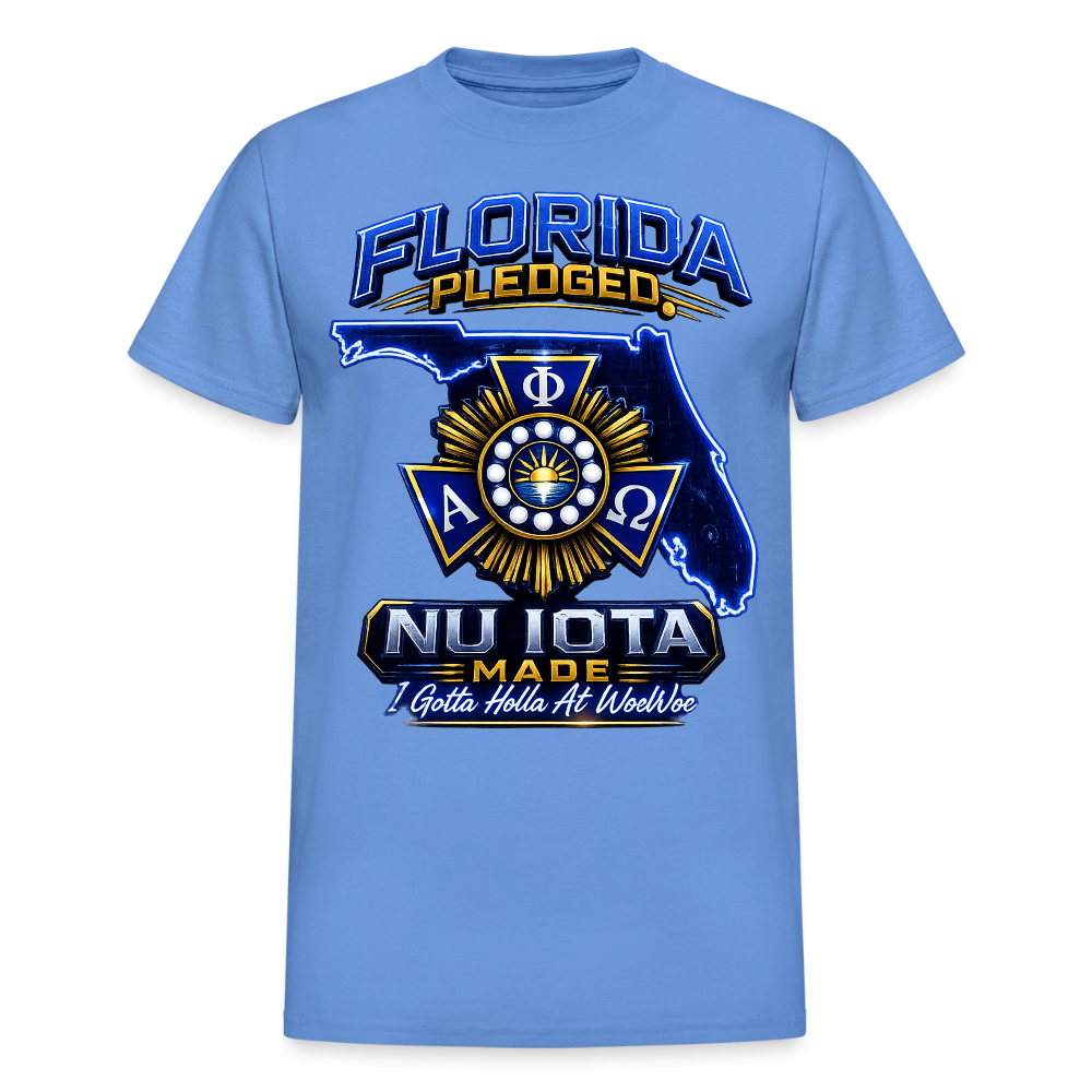Nu IOta/ Wou Wou Gildan Ultra Cotton Adult T-Shirt - carolina blue