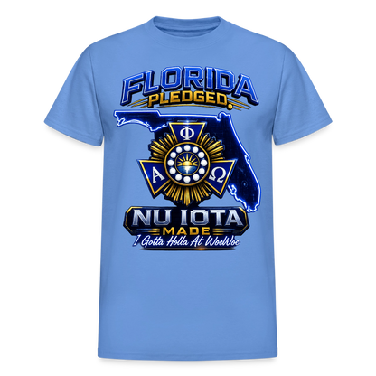 Nu IOta/ Wou Wou Gildan Ultra Cotton Adult T-Shirt - carolina blue