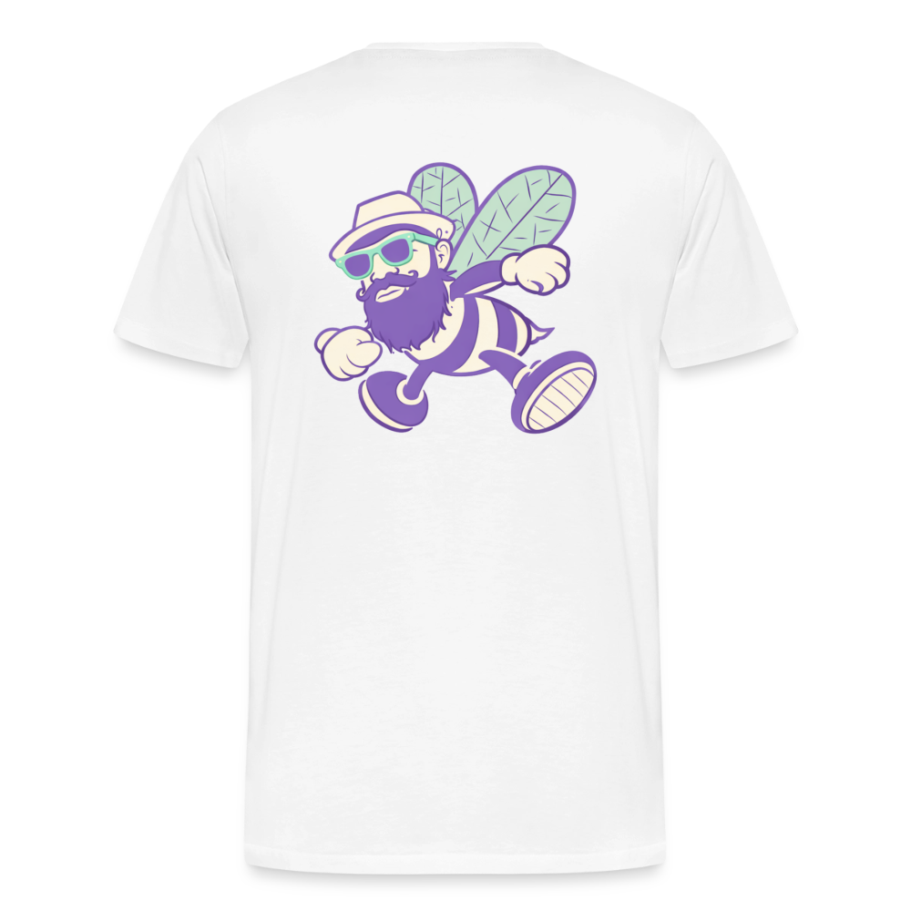 We Buzzin Men's Premium T-Shirt - white