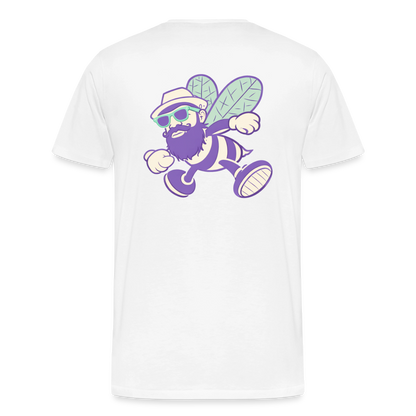 We Buzzin Men's Premium T-Shirt - white