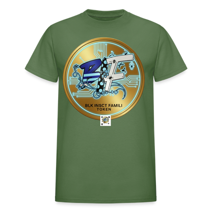 BLK Insct Famili Token Cotton Adult T-Shirt - military green
