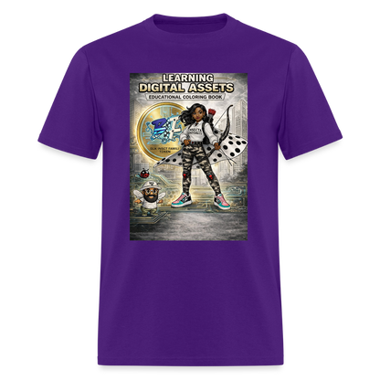 Learning Digital Assets  T-Shirt | GILDAN 5000 - purple