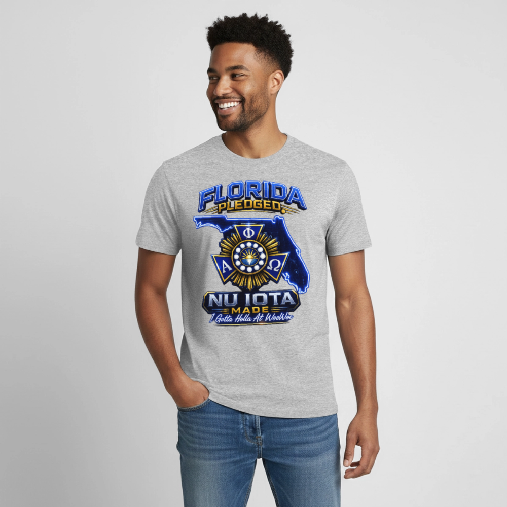 Nu IOta/ Wou Wou Gildan Ultra Cotton Adult T-Shirt - heather gray