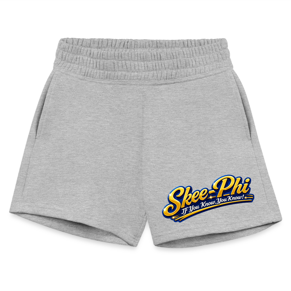 Skee Phi Women's Jogger Short - heather gray