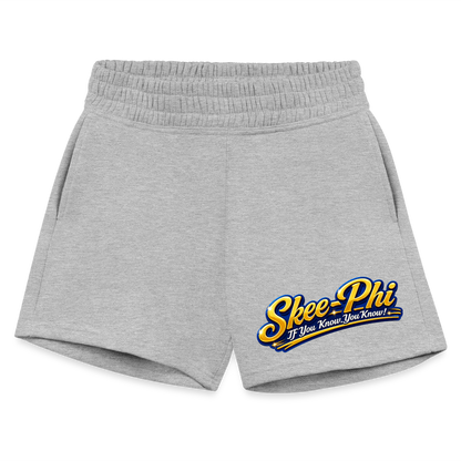Skee Phi Women's Jogger Short - heather gray