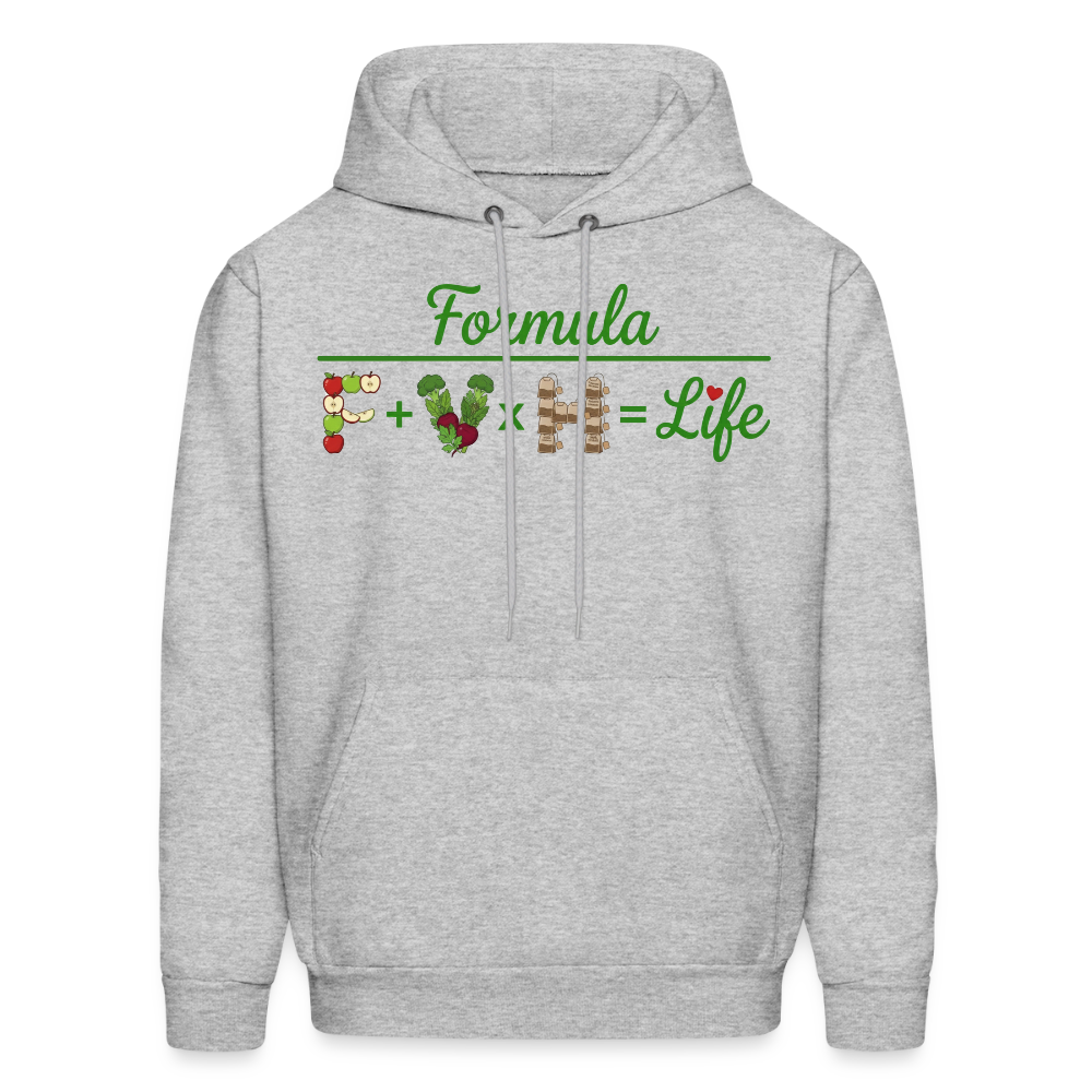 Formula logo 2 Men's Hoodie - heather gray