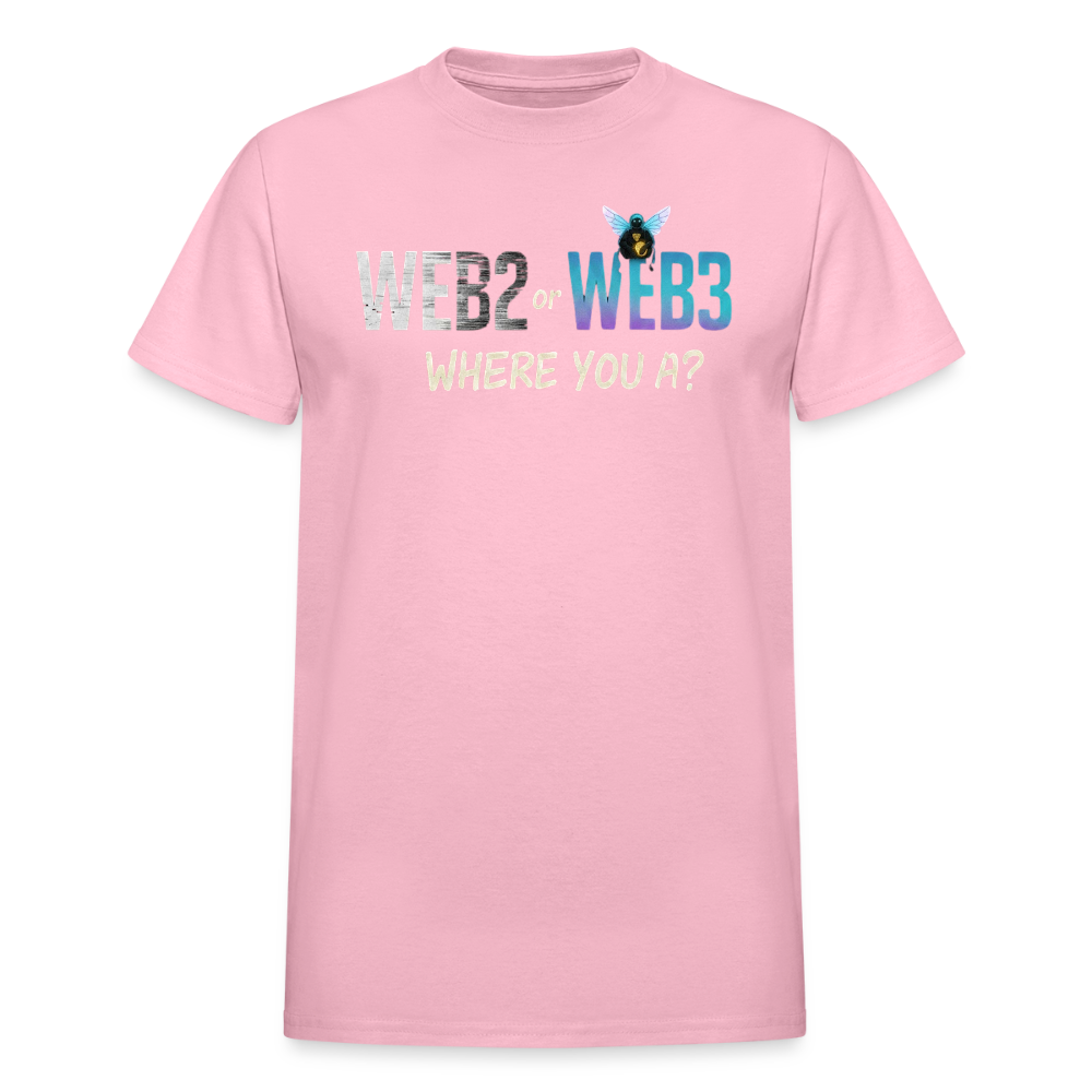Web 2 Web 3  Ultra Cotton Adult T-Shirt - light pink