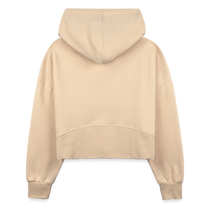 iGot Band Praktice Women's Half Zip Cropped Hoodie - nude