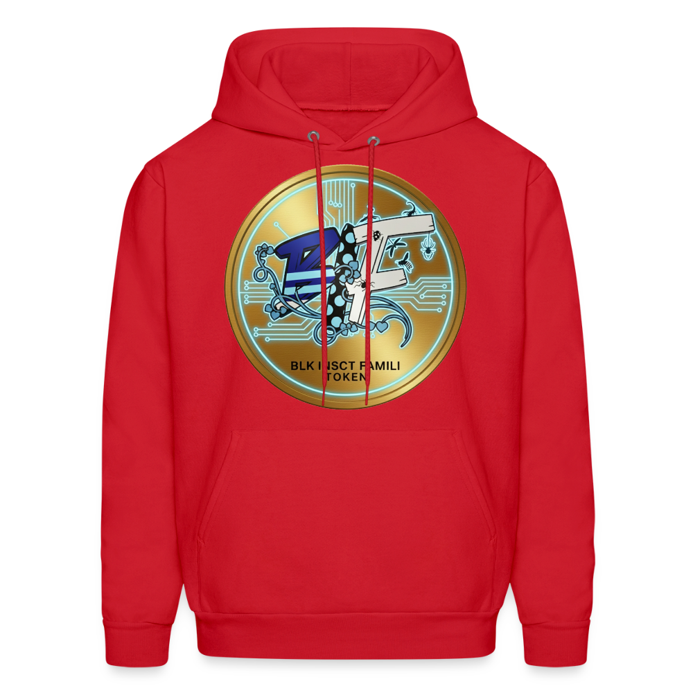 BLK Insct FAMILI Token Men's Hoodie - red