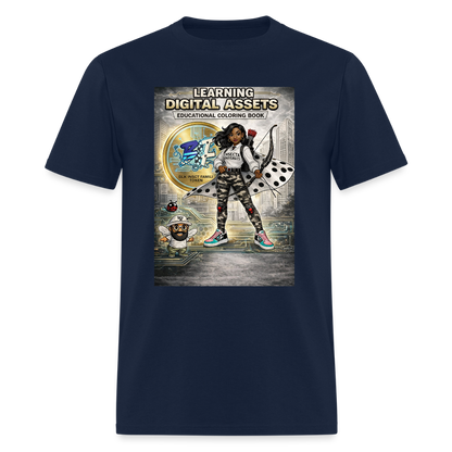 Learning Digital Assets  T-Shirt | GILDAN 5000 - navy